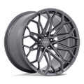 Niche 1PC NC600 MANTA 20x10 Satin Gunmetal Wheel with 5x120 Bolt Pattern and 66.90mm Center Bore