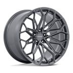 Niche 1PC NC600 MANTA 20X9 Satin Gunmetal Wheel with 5x120 Bolt Pattern and 67.06mm Center Bore
