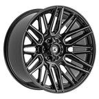 Gear Off Road 770BM 22x12 Cast Aluminum Wheel with 8x6.50 Bolt Pattern and -44 Offset