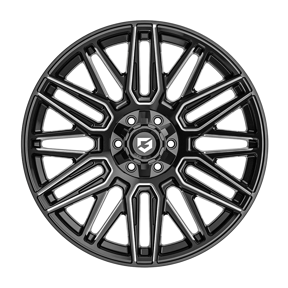 GEAR OFF-ROAD WHEELS 770BM EDGE 6X5.5(139.7) & 6X135 - GLOSS BLACK & MILLED