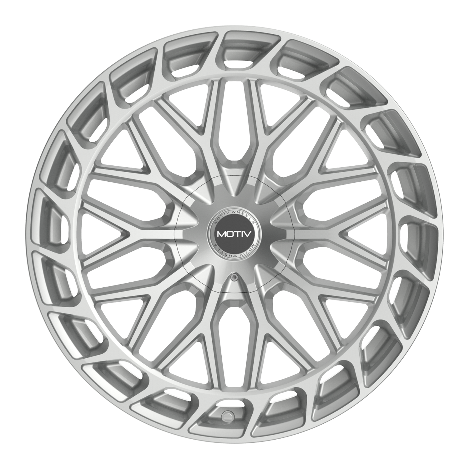 Motiv 442S 16x7.5 Cast Aluminum Wheel with 5x4.50 and 5x120 Bolt Patterns, +40 Offset