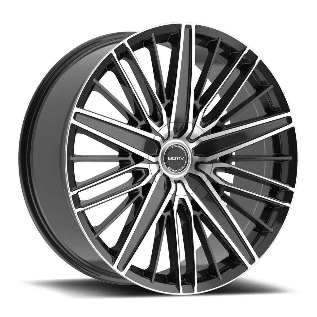 Motiv 443MB Alloy Wheel 24x9.5 inches with 5x115/5x120 Bolt Pattern and +15 Offset