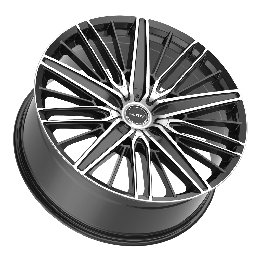 Motiv 443MB Alloy Wheel 24x9.5 inches with 5x115/5x120 Bolt Pattern and +15 Offset