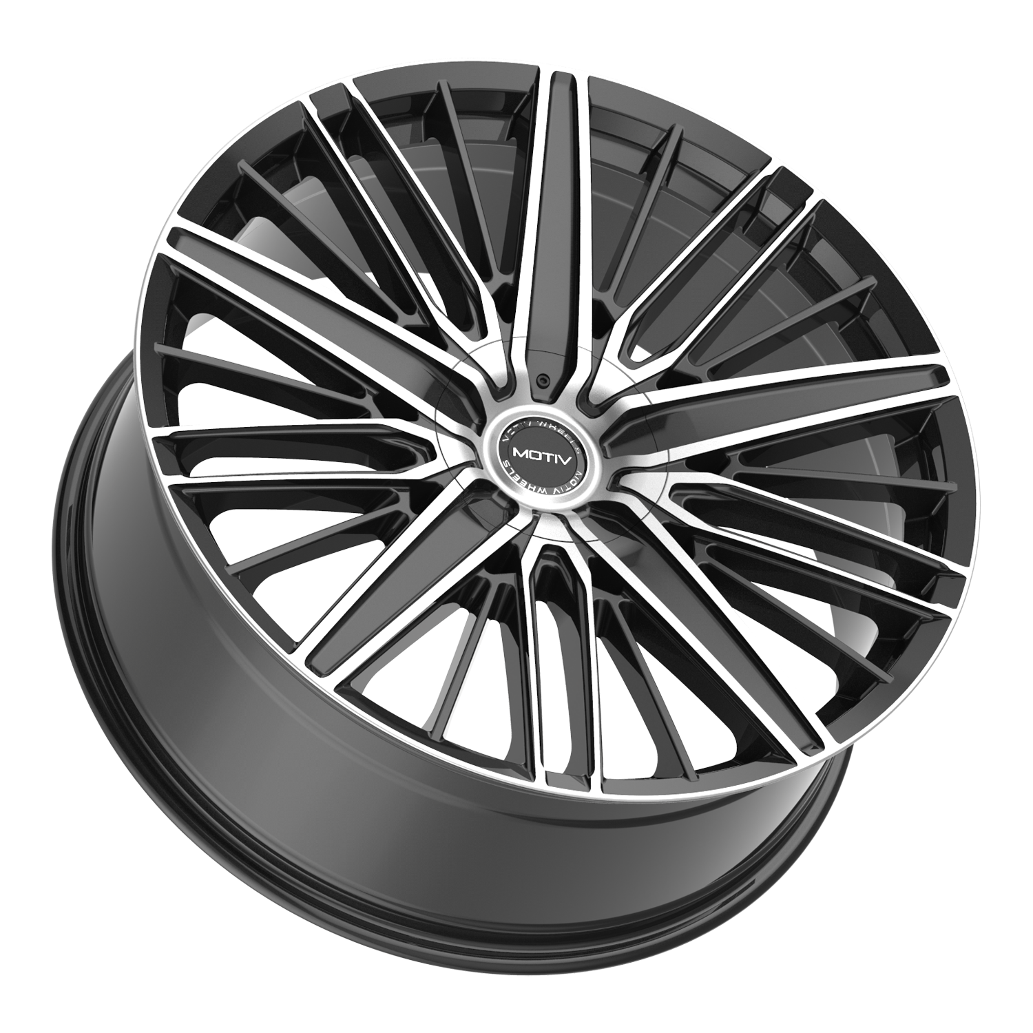 Motiv 443MB Alloy Wheel 24x9.5 inches with 5x115/5x120 Bolt Pattern and +15 Offset