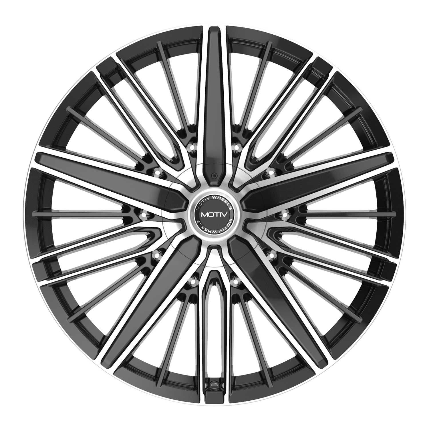 Motiv 443MB Alloy Wheel 24x9.5 inches with 5x115/5x120 Bolt Pattern and +15 Offset