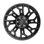 Gear Off Road 776B 20x9 Cast Aluminum Wheel with 6x135 and 6x5.50 Bolt Pattern, +18 Offset