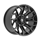 Gear Off Road 776BM 20x9 Cast Aluminum Wheel with 8x180 Bolt Pattern and +00 Offset