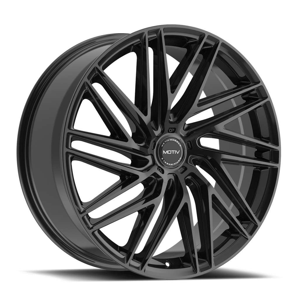 Motiv 429B-24955515 24x9.5 Cast Aluminum Off-Road Wheel with 5x115/5x120 Bolt Pattern and +15 Offset
