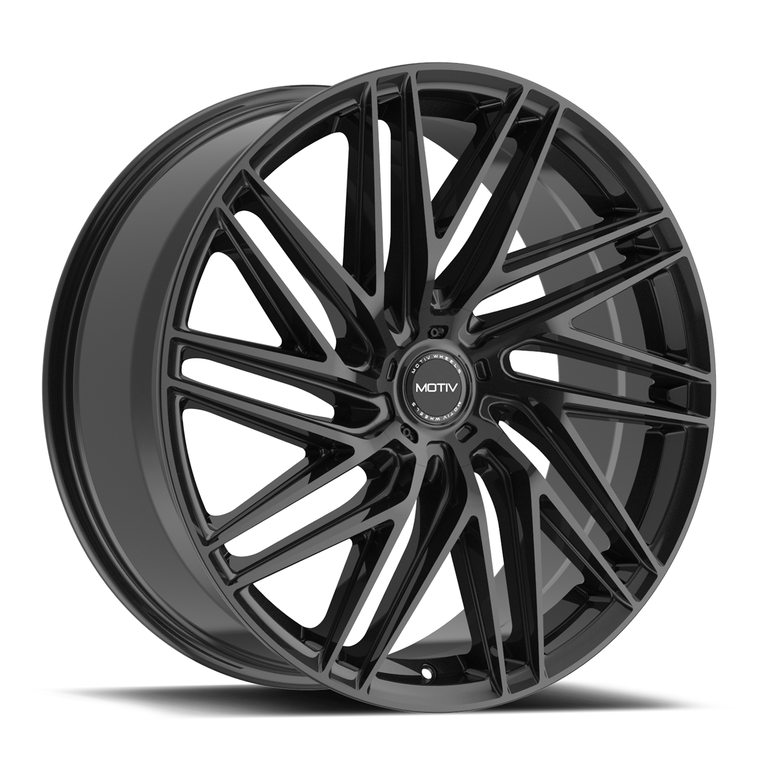 Motiv 429B-24955515 24x9.5 Cast Aluminum Off-Road Wheel with 5x115/5x120 Bolt Pattern and +15 Offset