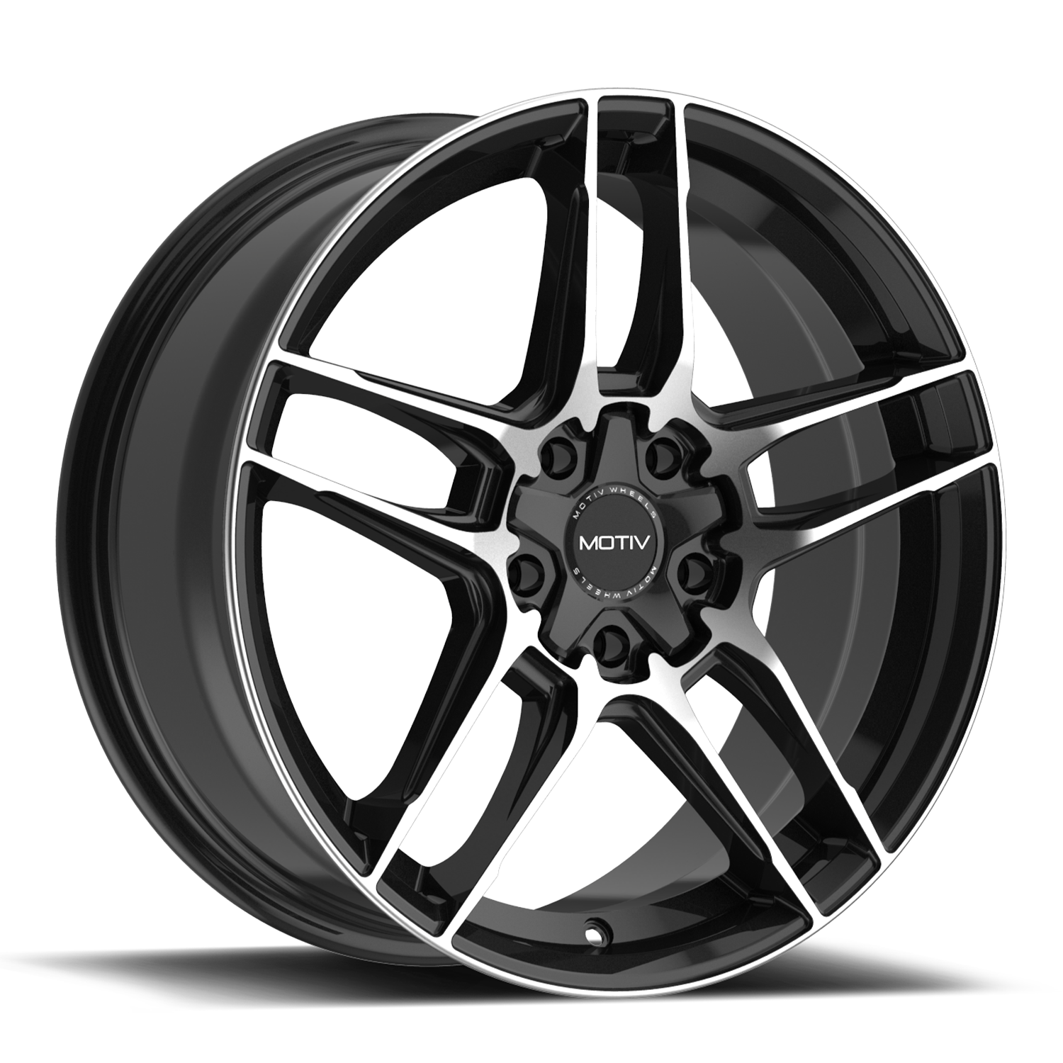 Motiv 434MB-6751840 16x7.5 Cast Aluminum Alloy Wheel with 5x100 and 5x4.50 Bolt Pattern, +40 Offset