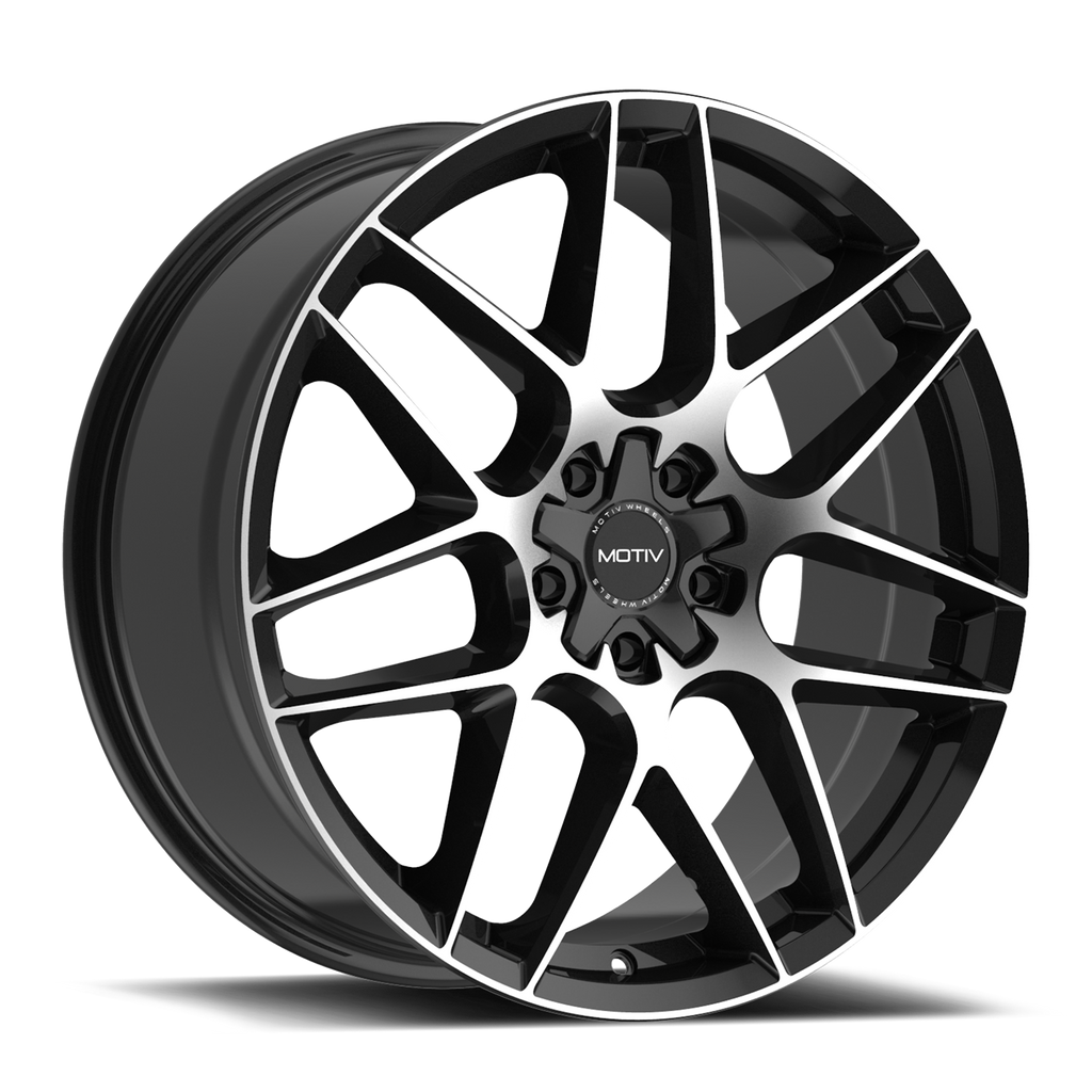 Motiv 435MB Foil 18x8 Cast Aluminum Wheel with 5x115/5x120 Bolt Pattern and +20 Offset