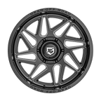 Gear Off Road 761BM Ratio 22x10 Cast Aluminum Wheel with 6x135 and 6x5.50 Bolt Pattern, -19 Offset
