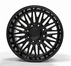 20X10 RECON OFFROAD RCO21 FULL GLOSS BLACK WITH 8X170 BOLT PATTERN AND -24 OFFSET