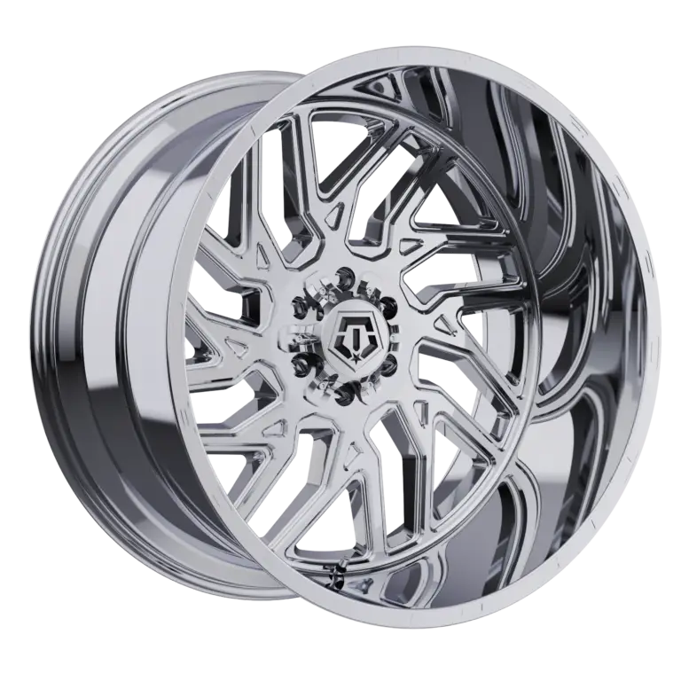 22X12 TIS 544C OFF-ROAD WHEELS WITH 8X170 BOLT PATTERN AND -44 OFFSET - CHROME
