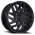 22X8.25 TIS 544B Front Dually Wheels with +127mm Offset and 8x6.50 Bolt Pattern - Gloss Black