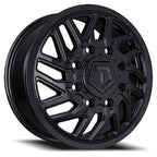 17X6.5 TIS 544B Front Dually Wheels with +129mm Offset and 8x6.50 Bolt Pattern - Gloss Black