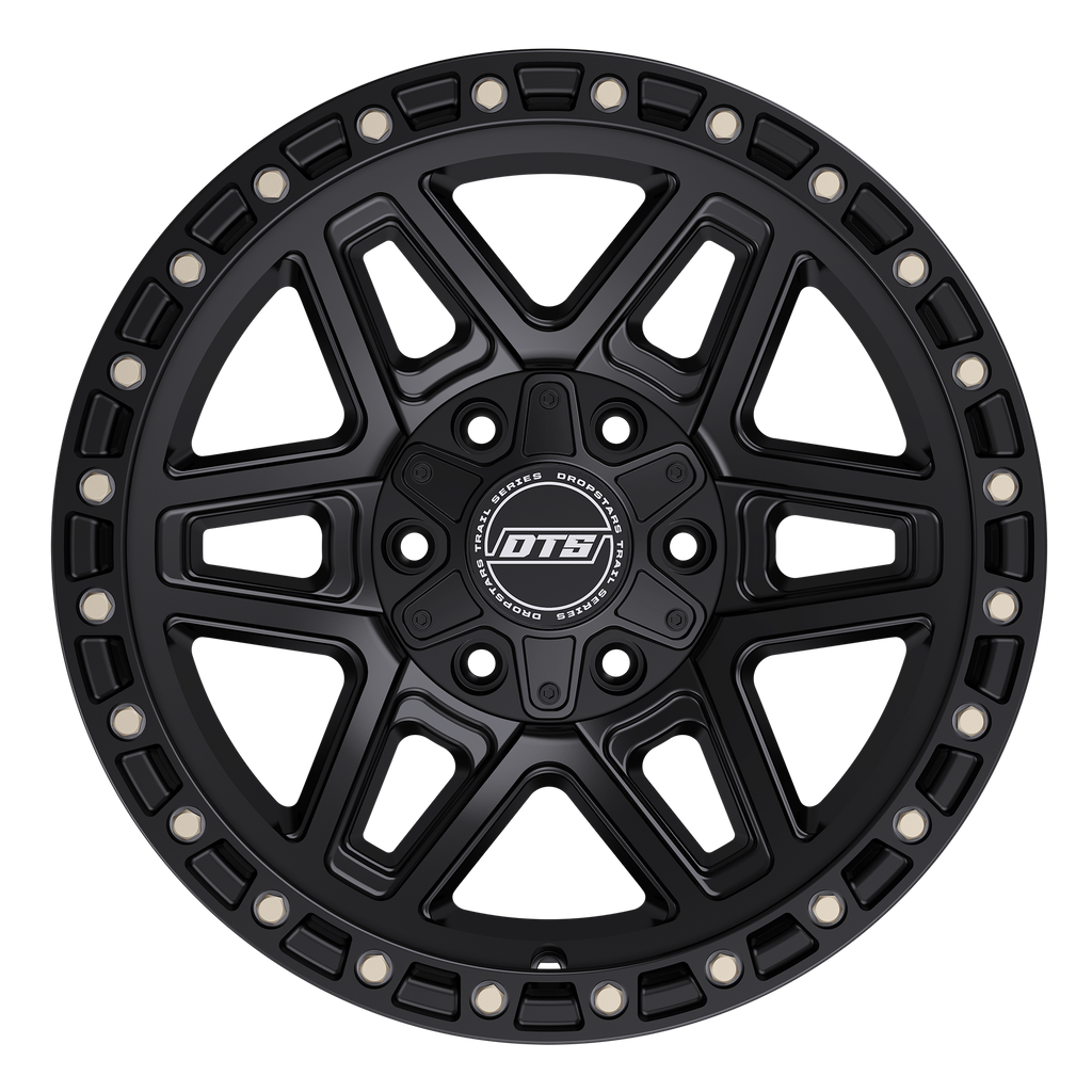 DROPSTAR TRAIL SERIES 602SB WHEELS 5X5(127) & 5X5.5(139.7) - SATIN BLACK