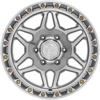 ARENA OFF-ROAD A139 OCTANE - 5X127 BOLT PATTERN - GLOSS SILVER MACHINED