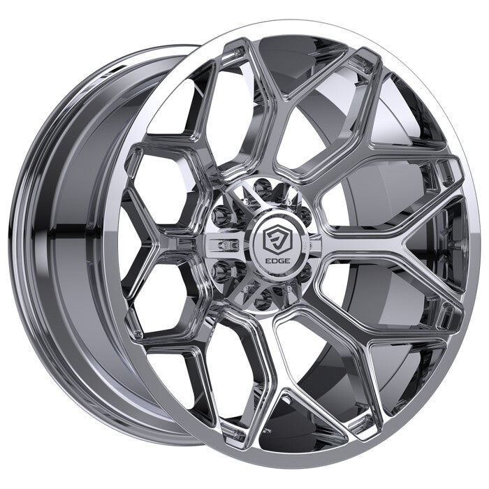 Edge Off Road 302C 20x10 Cast Aluminum Wheel with 5x5.00 / 5x5.50 Bolt Pattern - -19 Offset