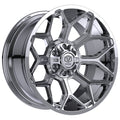 Edge Off Road 302C 20x10 Cast Aluminum Wheel with 5x5.00 / 5x5.50 Bolt Pattern - -19 Offset
