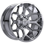 Edge Off Road 302C 20x10 Cast Aluminum Wheel with 5x5.00 / 5x5.50 Bolt Pattern - -19 Offset