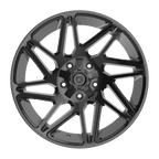 Gear Off Road 777B 20x10 Cast Aluminum Off-Road Wheel with 6x135 and 6x5.50 Bolt Pattern, -19 Offset