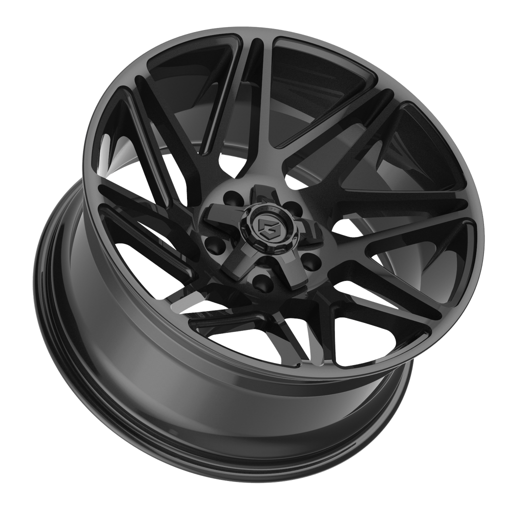 Gear Off Road 777B 20x9 Cast Aluminum Wheel with 6x135 and 6x5.50 Bolt Pattern, +00 Offset