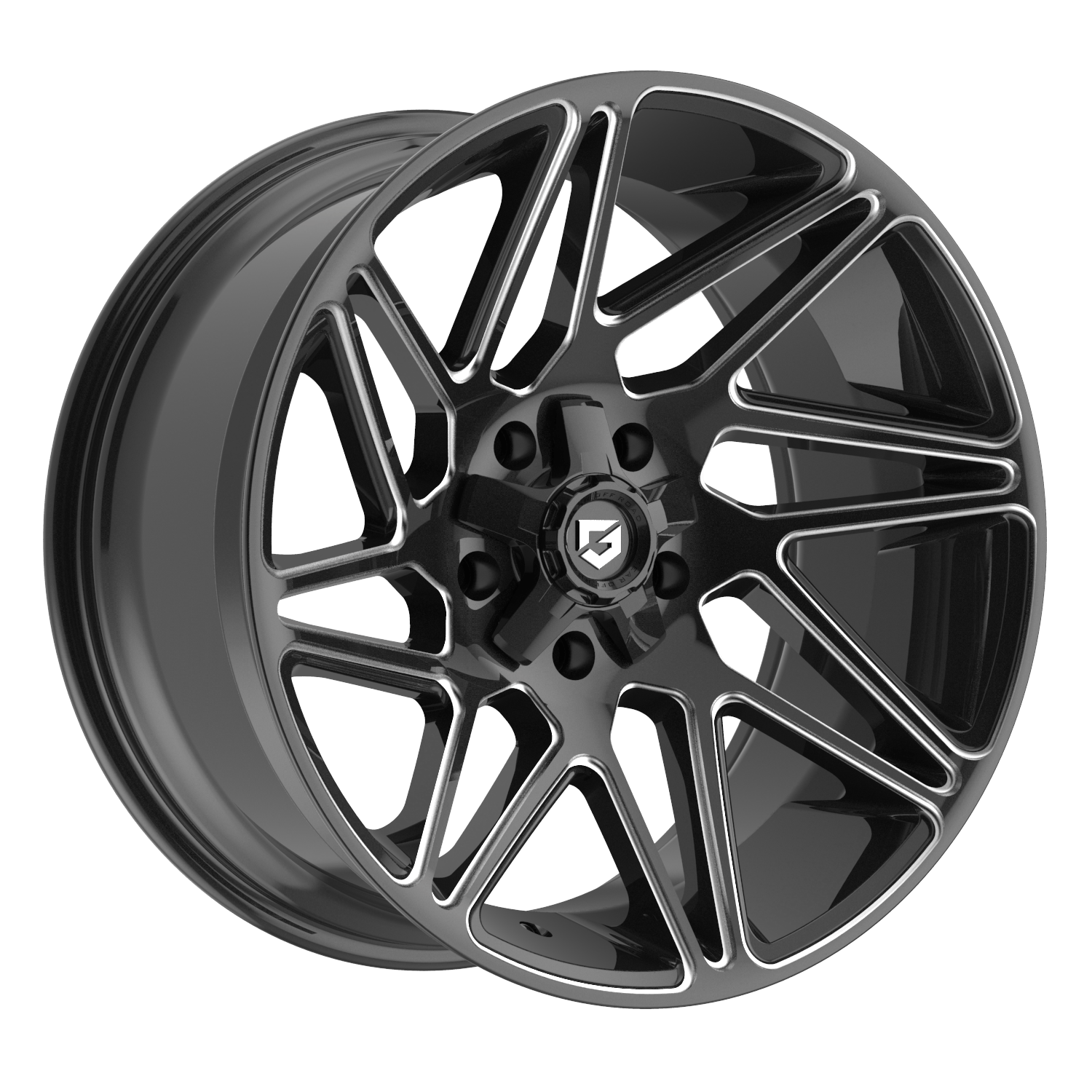 Gear Off Road 777BM 20x10 Cast Aluminum Wheel with 8x170 Bolt Pattern and -19 Offset