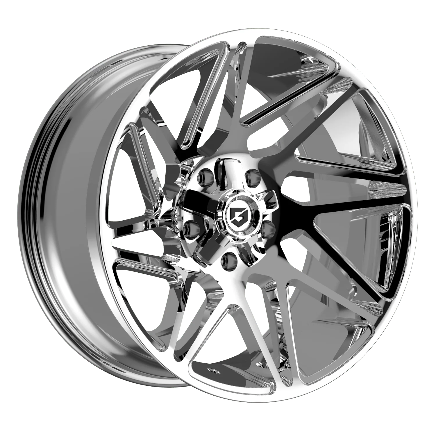 Gear Off Road 777C 20x10 Cast Aluminum Wheel with 5x5.00 / 5x5.50 Bolt Pattern and -19 Offset