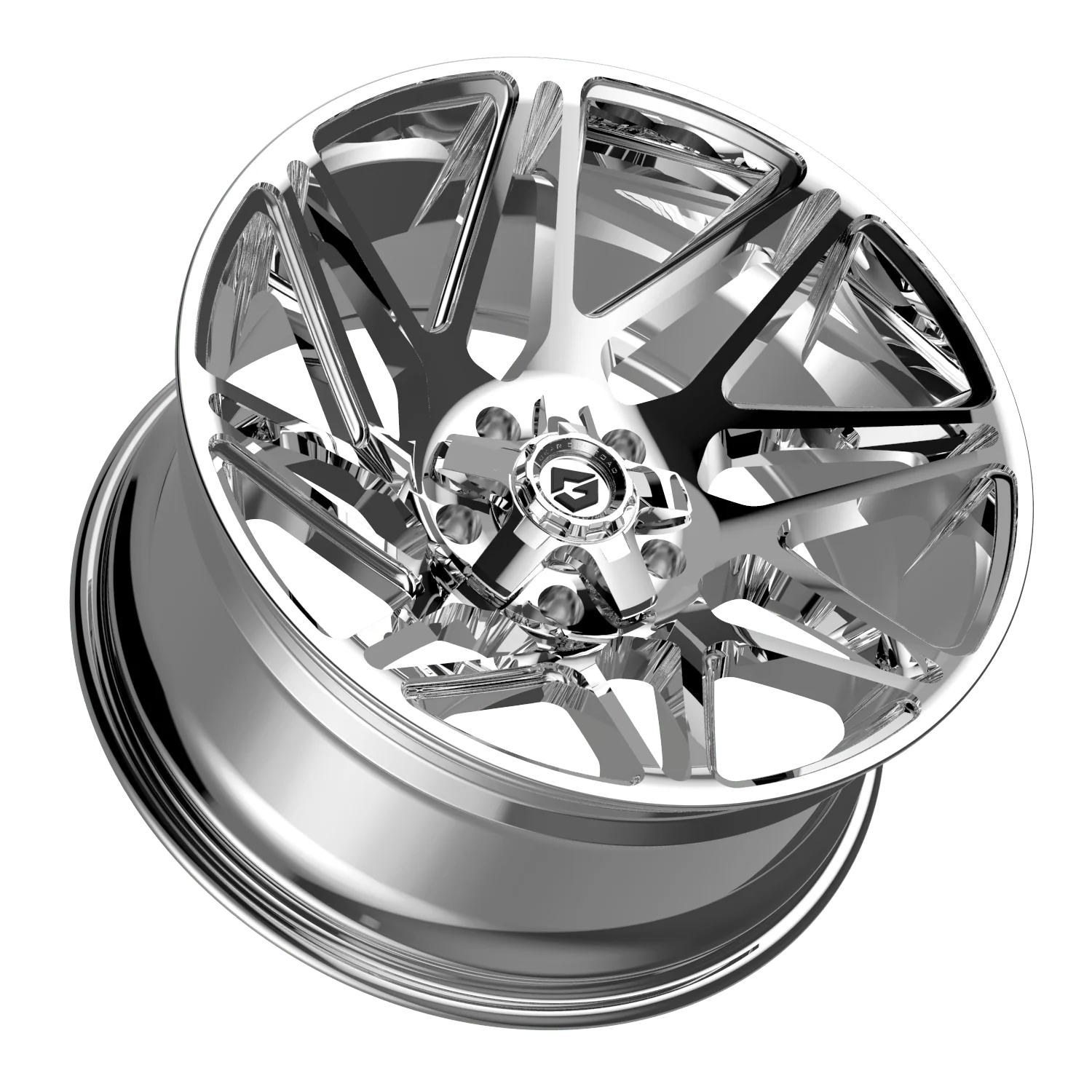 Gear Off Road 777C 20x9 Cast Aluminum Off-Road Wheel with 6x135 and 6x5.50 Bolt Pattern, +18 Offset