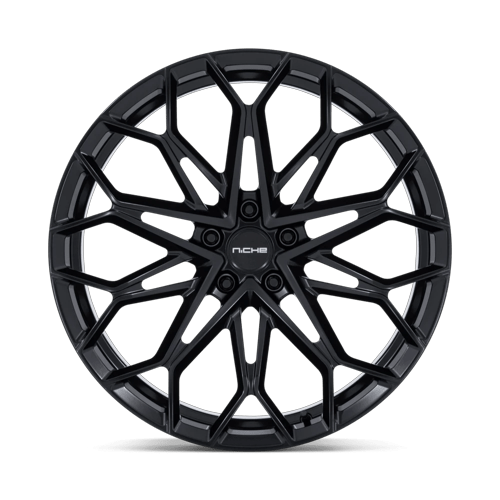 Niche 1PC NC600 MANTA 20x12 Matte Black Wheel - 5x120.65 Bolt Pattern, +50 Offset