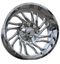 22X12 LEGION OFF-ROAD L2 WHEELS, -44 Offset, 8X170, CHROME