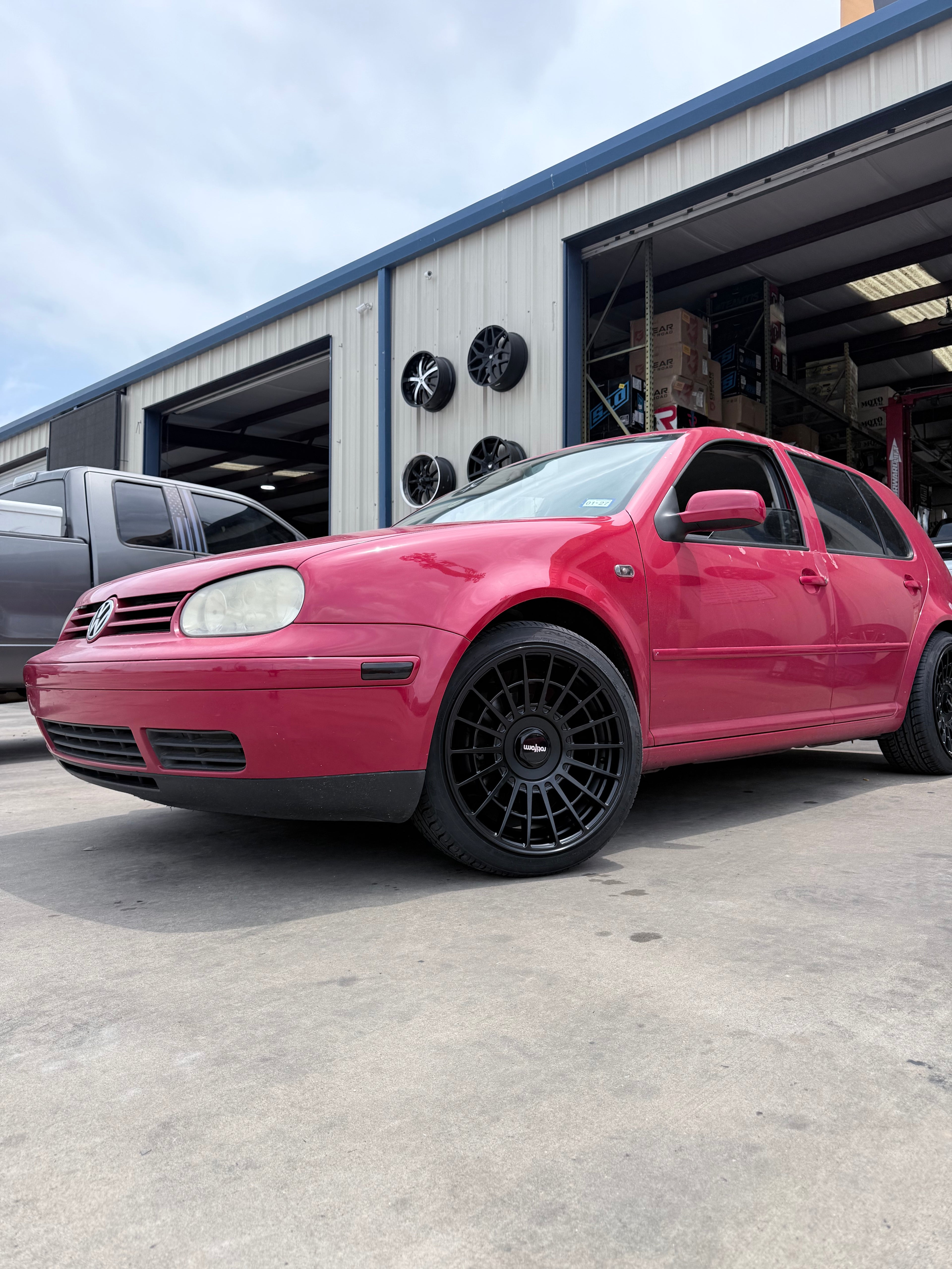 2002 - 2005 VW GOLF WITH 18X9 ROTIFORM LAS-R WHEELS AND 225/40R18 TIRES - GALLERY