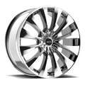 Motiv 436C 20x8.5 Cast Aluminum Wheel for 5x108 & 5x112 Bolt Patterns with +40 Offset