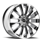 Motiv 436C 20x8.5 Cast Aluminum Wheel for 5x108 & 5x112 Bolt Patterns with +40 Offset