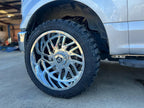 20X12 TIS 544C OFF-ROAD WHEELS WITH 5X150 & 5X5.5(139.7) BOLT PATTERN AND -44 OFFSET - CHROME