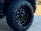 TIS 544BM OFF-ROAD WHEELS 8X6.5(165.1)- GLOSS BLACK & MILLED