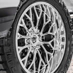 20X9 TIS 565C OFF-ROAD WHEELS - 6X135 WITH +18 OFFSET - CHROME