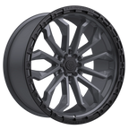 20X10 TIS 556AB OFF-ROAD WHEELS - 5X5.5(139.7) WITH +00 OFFSET - ANTHRACITE WITH BLACK LIP RING
