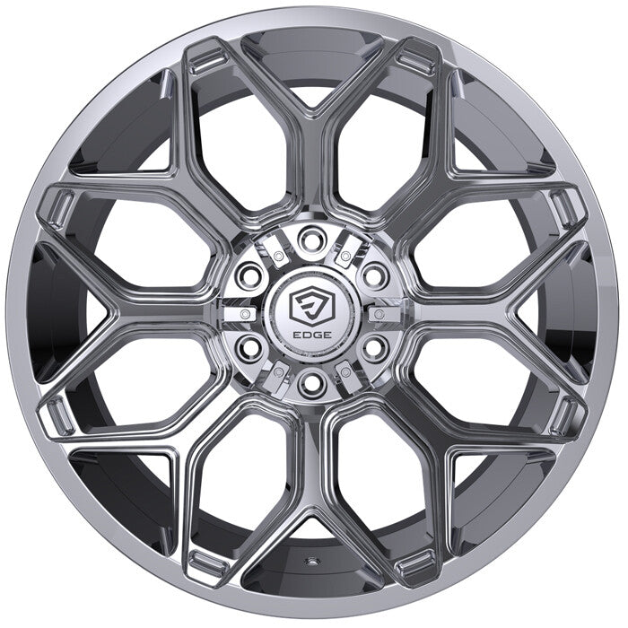 Edge Off Road 302C 20x10 Cast Aluminum Wheel with 5x5.00 / 5x5.50 Bolt Pattern - -19 Offset