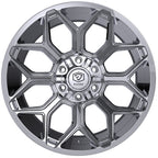 Edge Off Road 302C 20x10 Cast Aluminum Wheel with 5x5.00 / 5x5.50 Bolt Pattern - -19 Offset