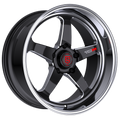 TIS Motorsports 508BM 20x9.5 Cast Aluminum Wheel with 5x5.00 Bolt Pattern and +00 Offset