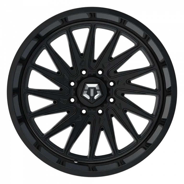 TIS 547B OFF-ROAD WHEELS WITH 6X5.5(139.7) & 6X135 BOLT PATTERN - GLOSS BLACK