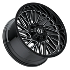 TIS OFF-ROAD 553BM 8X6.5(165.1) - GLOSS BLACK & MILLED