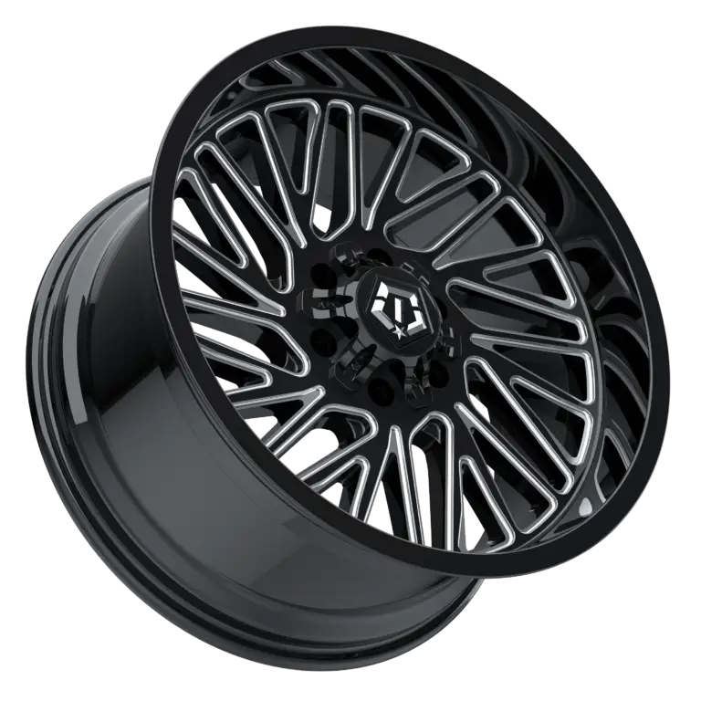 TIS OFF-ROAD 553BM 8X6.5(165.1) - GLOSS BLACK & MILLED