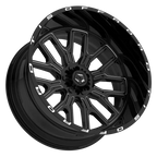 TIS OFF-ROAD 560BM WHEELS 8X6.5(165.1) - GLOSS BLACK & MILLED