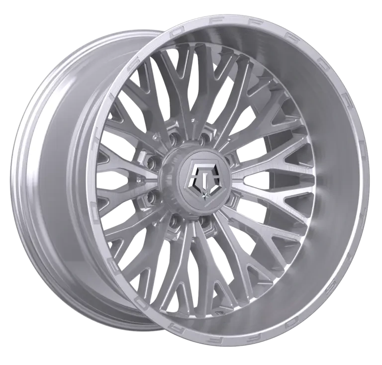 22X12 565BSM TIS OFF-ROAD WHEELS - 8X6.5(165.1) WITH -44 OFFSET - SILVER