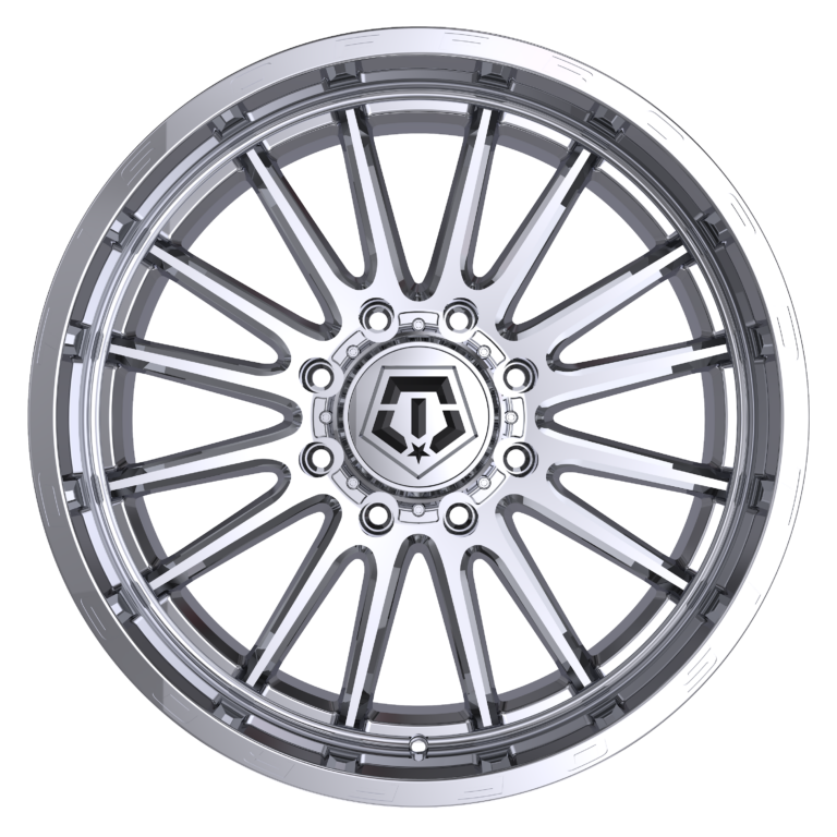 TIS 567C Aluminum Wheel - 22x12 Inches, 6x135 and 6x5.50 Bolt Pattern, -44 Offset, 106.2mm Hub Bore