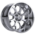 Edge Off Road 301C 22x12 Cast Aluminum Wheel with 6x135 and 6x5.50 Bolt Pattern, -44 Offset