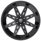 Edge Off Road 304BM 22x12 Cast Aluminum Wheel with 6x135 / 6x5.50 Bolt Pattern and -44 Offset